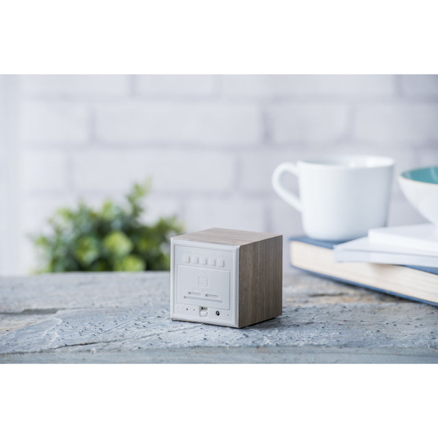 Ash Cube Click Clock