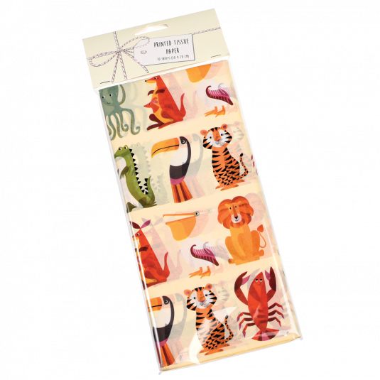 Colourful Creatures Tissue Paper