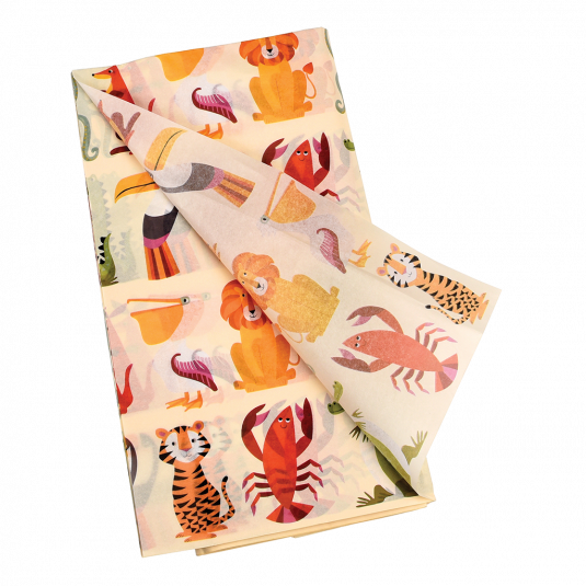 Colourful Creatures Tissue Paper