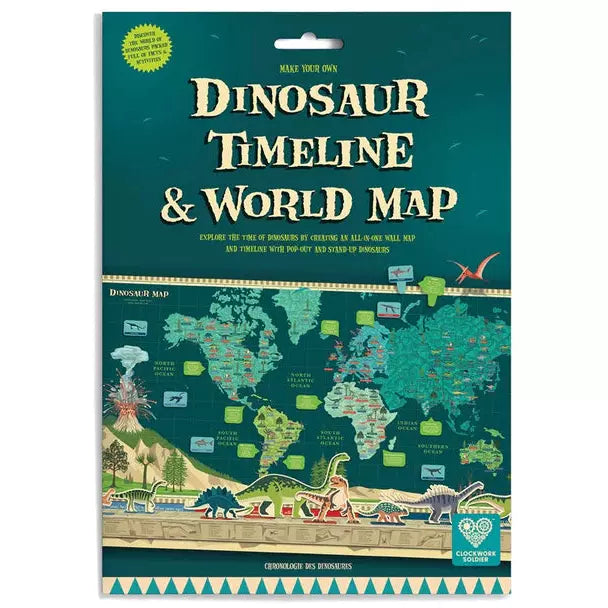 Create Your Own Dinosaur Timeline & World Map