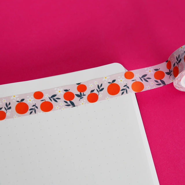 Orange Blossom Fruit Washi Tape