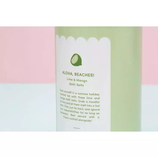 Aloha Beaches! Lime & Mango Bath Salts