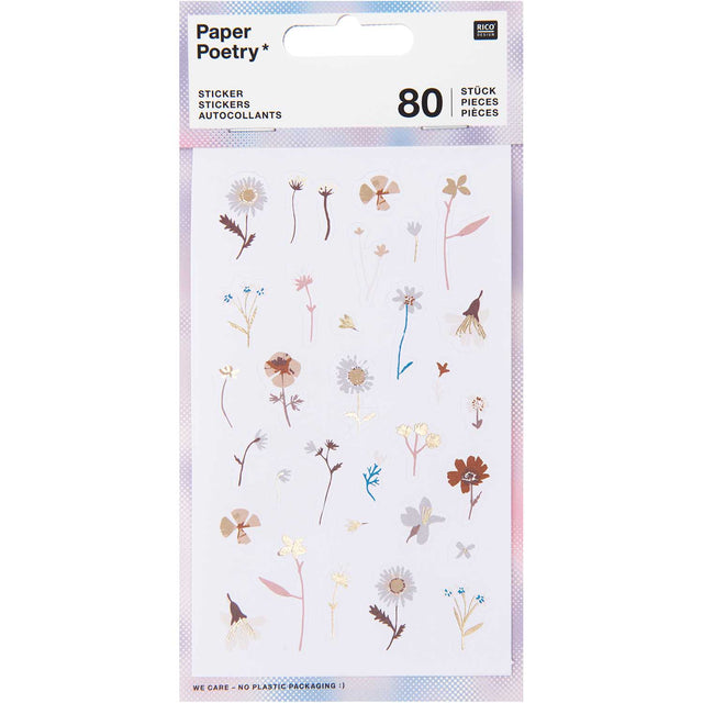Earthy Floral Stickers