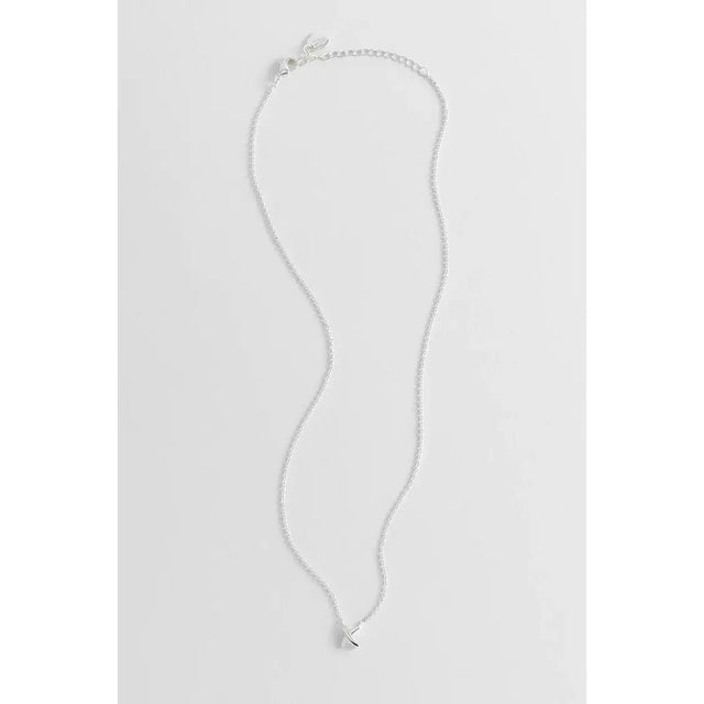 Kiss Silver Plated Necklace