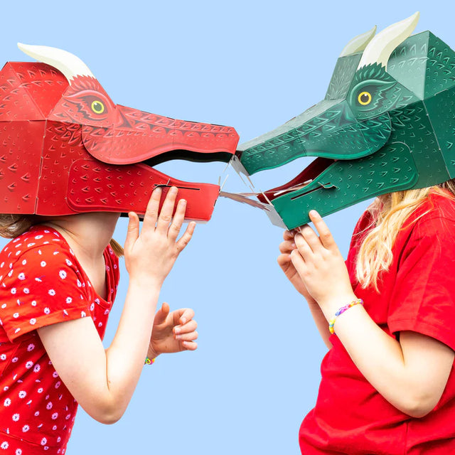 Create Your Own Fire Breathing Dragon Mask
