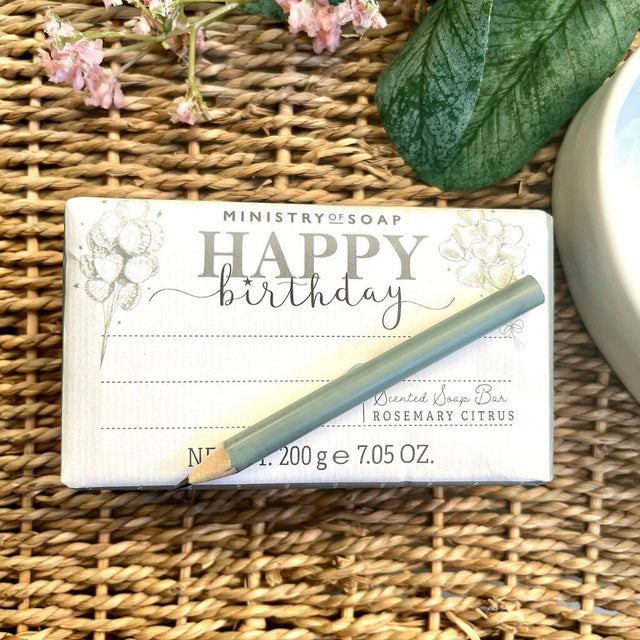 Happy Birthday Rosemary Citrus Soap Bar
