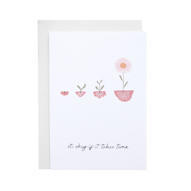 It's Okay If It Takes Time Card
