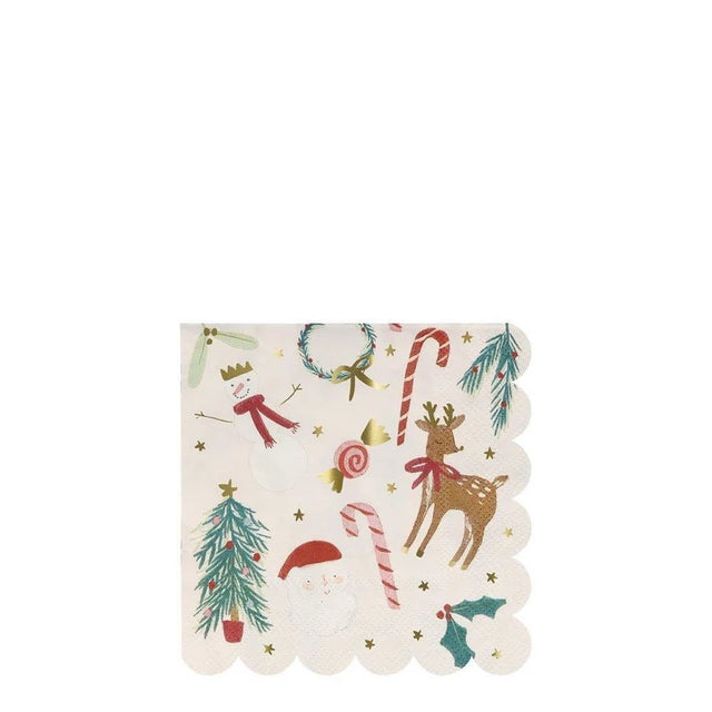 Festive Motif Large Napkins