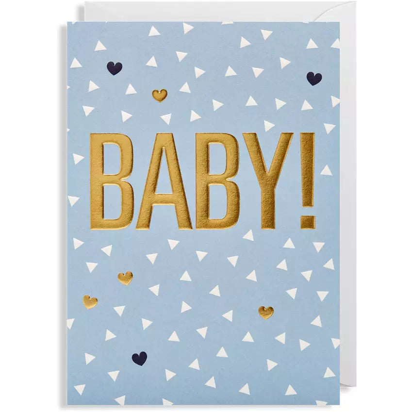 New Baby Boy Confetti Card