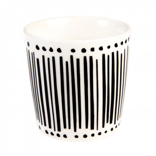 Leena Black Stripe Mug