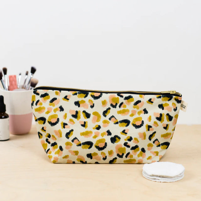 Leopard Print Wash Bag