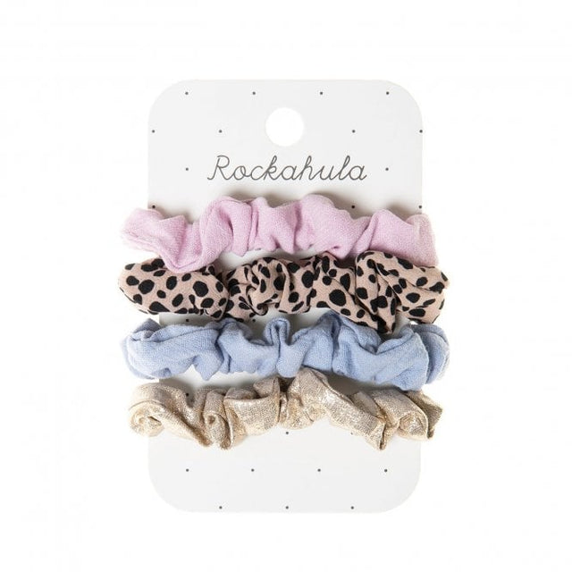 Leopard Hair Scrunchie Set