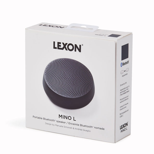 LEXON Mino L Bluetooth Speaker -Gunmetal