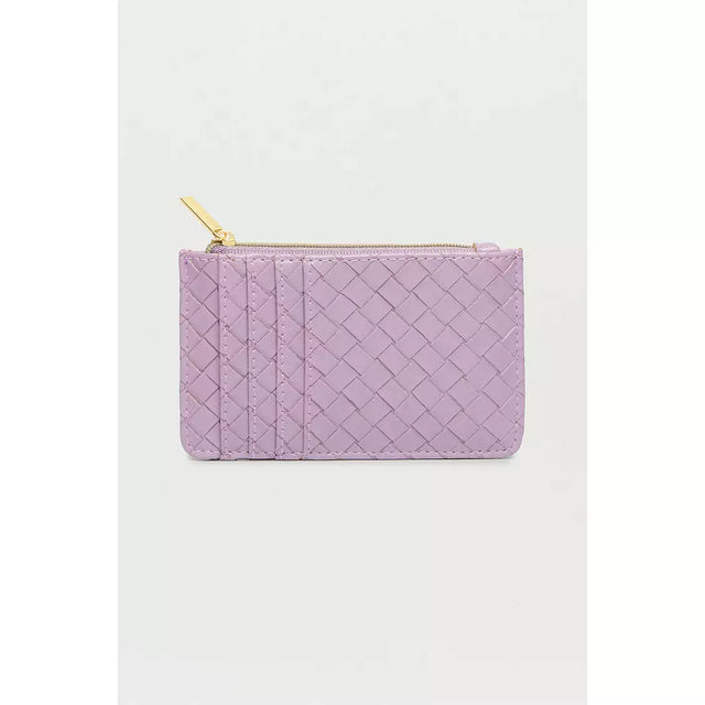 Lilac Weave Card Purse
