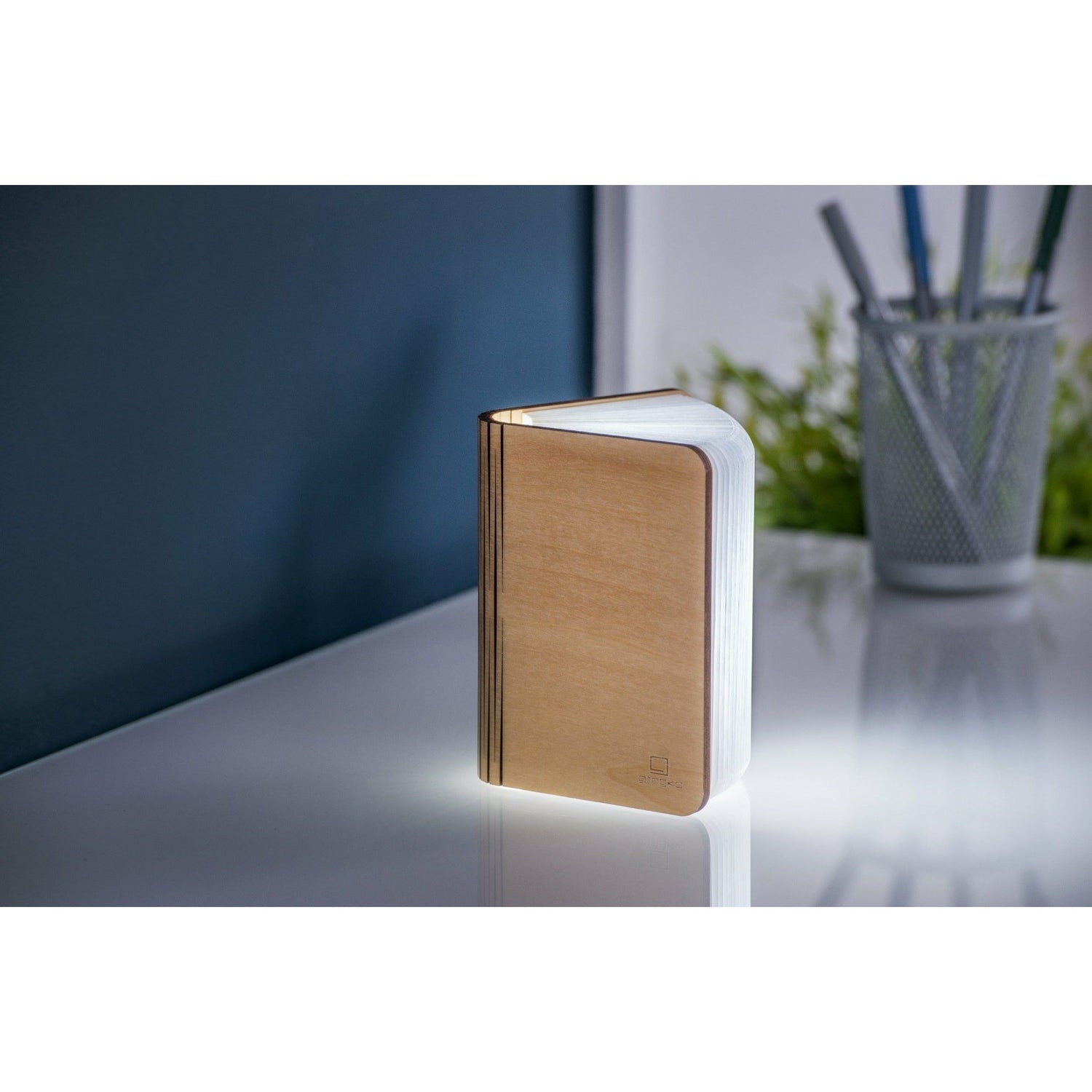 Mini Smart Book Light: Maple