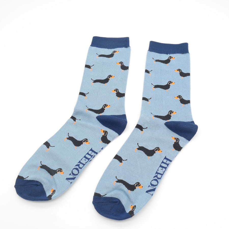 Sausage Dogs Denim Men’s Socks