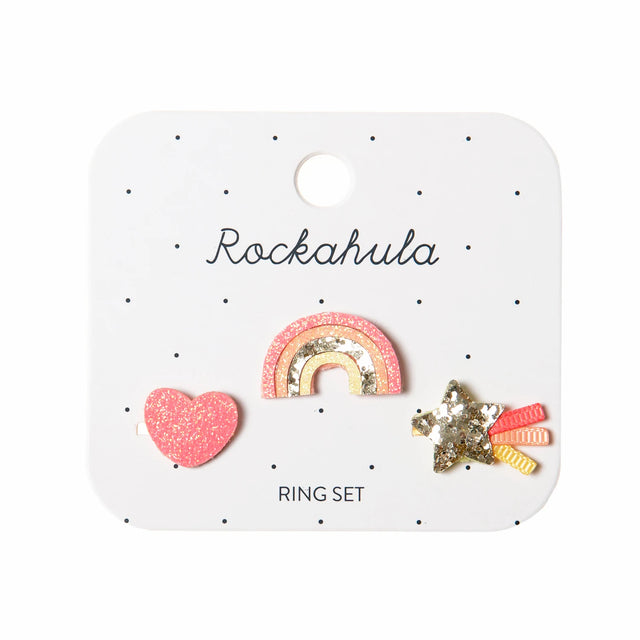 Miami Rainbow Ring Set