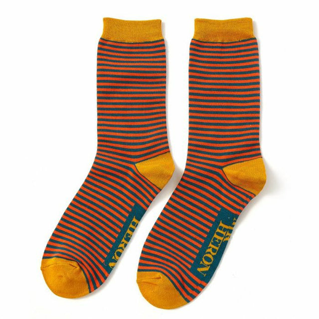 Set of 3 Bamboo Mini Stripes Socks