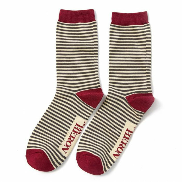 Set of 3 Bamboo Mini Stripes Socks