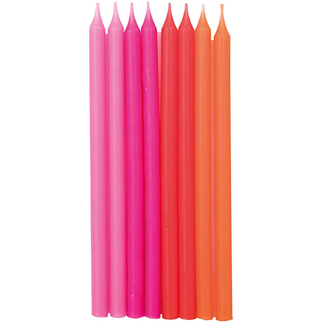 Neon Party Candles