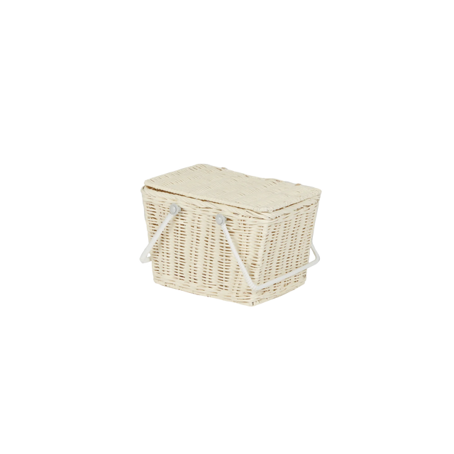Chalk Piki Rattan Basket