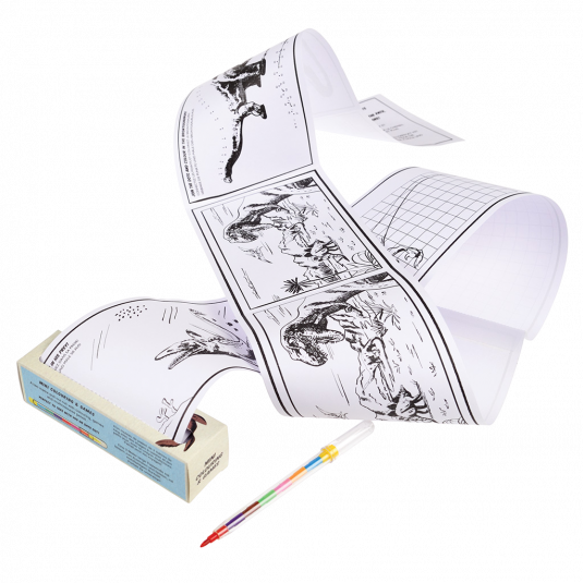 Prehistoric Dinosaur Mini Colouring And Games