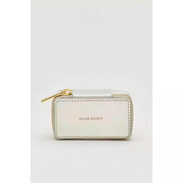 Tiny Silver Iridescent Shine Bright Jewellery Box