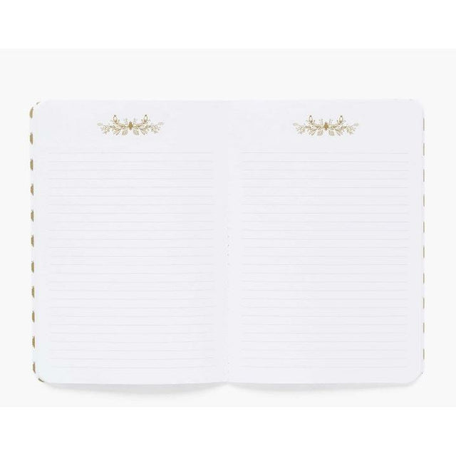 Set of 3 Marguerite Stitched Notebooks