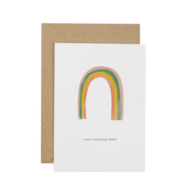 Amazing News Rainbow Card