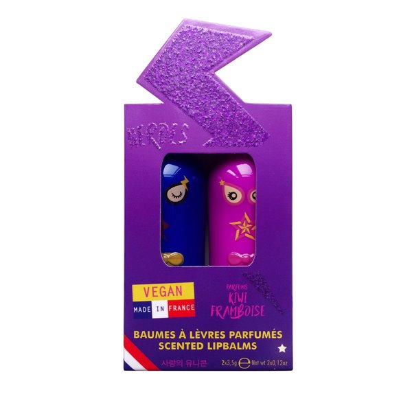 Set of 2 Bunny Lip Balms - Superhero Duo