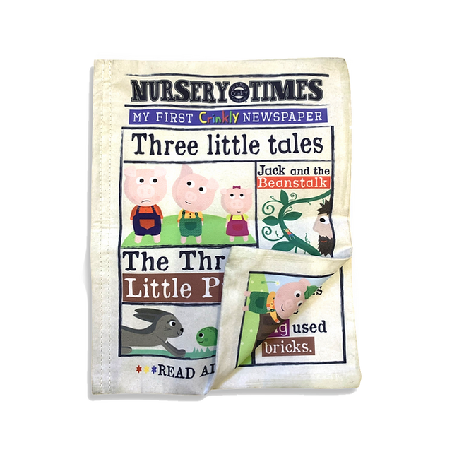Nursery Times Crinkly Newspaper - Three Little Tales