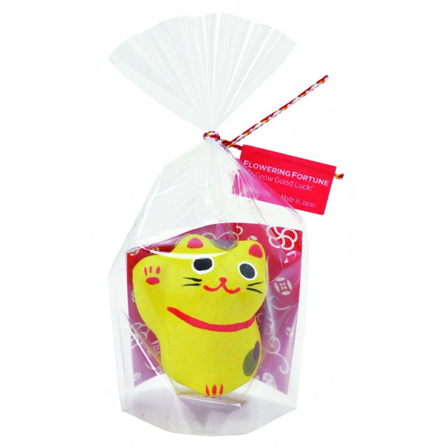 Yellow Flowering Fortune Cat