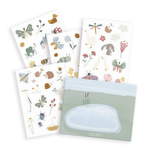 Flowers And Butterflies Reusable Window Stickers