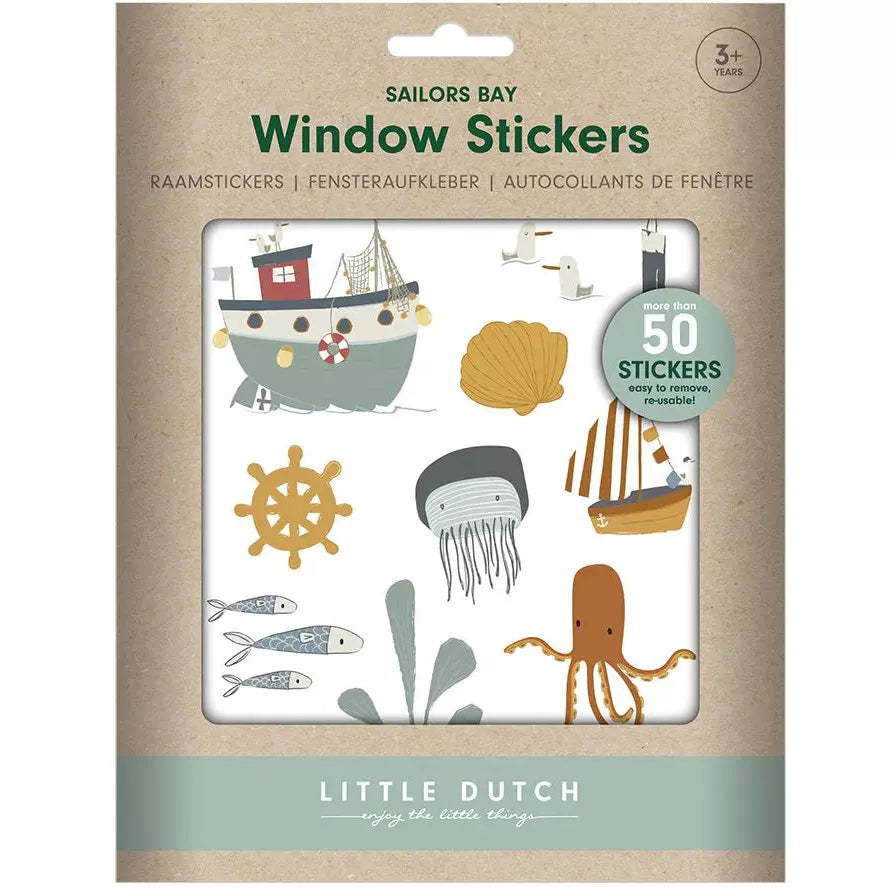 Sailors Bay Reusable Window Stickers