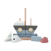 Wooden Stacking Sailors Boat Puzzle