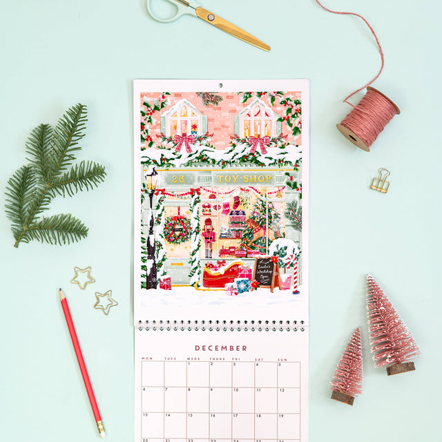 2027 Shopfront Scenes: Wall Calendar