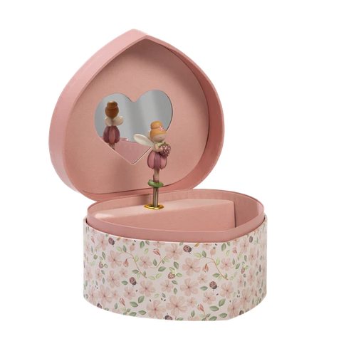 Fairy Garden Heart Shaped Jewellery Box