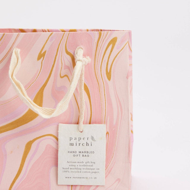 Small Free Spirit Marbled Gift Bags