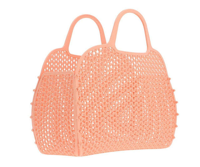 Vintage Blush Apricot Retro Bag
