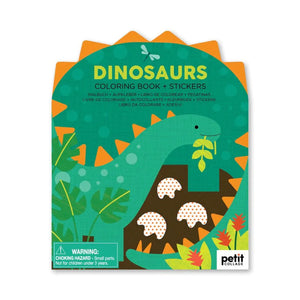 Dinosaur Colouring Book + Stickers