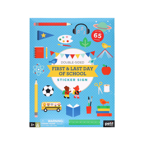 First And Last Day Of School Sticker Sign