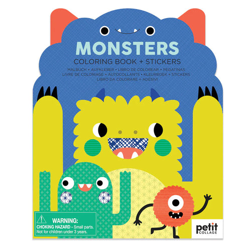Monsters Colouring Sticker Book