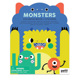 Monsters Colouring Sticker Book