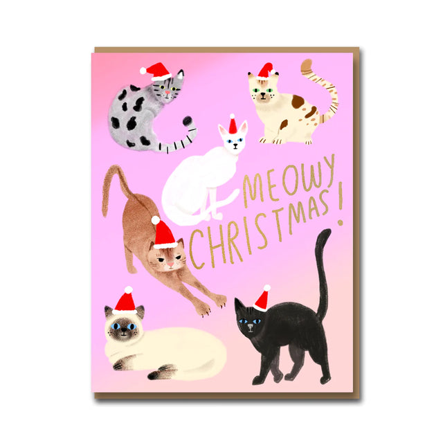 Feline Christmas Card