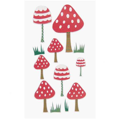 Mushroom 3D Stickers
