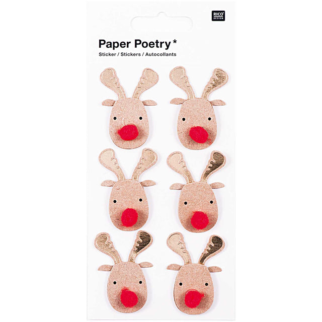 3D Elks Stickers