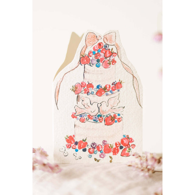 Berry Gateaux Hand-Cut Card