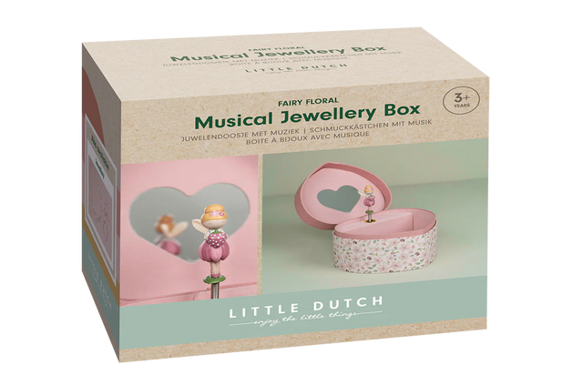 Fairy Garden Heart Shaped Jewellery Box