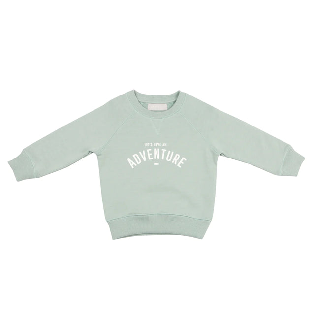 Let's Have An Adventure Sage Sweatshirt