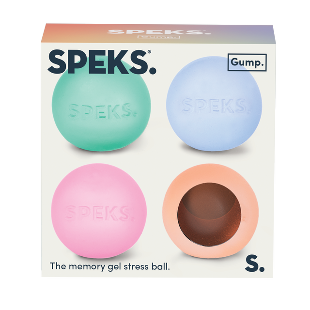 Mini Gump 4 Pack Memory Gel Stress Balls